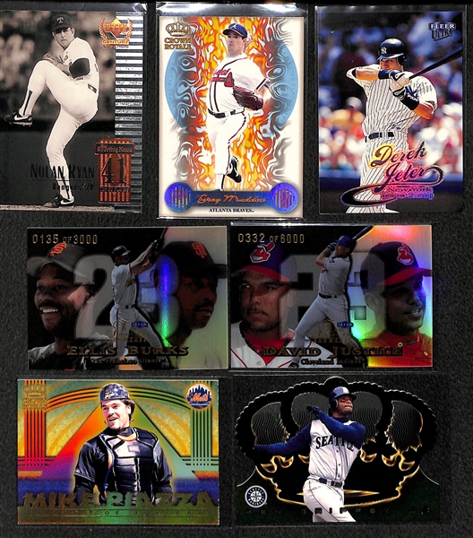 Lot of Over 400 Baseball Cards - Mostly Stars & Inserts from 1999 & 2000 - w. Griffey Jr