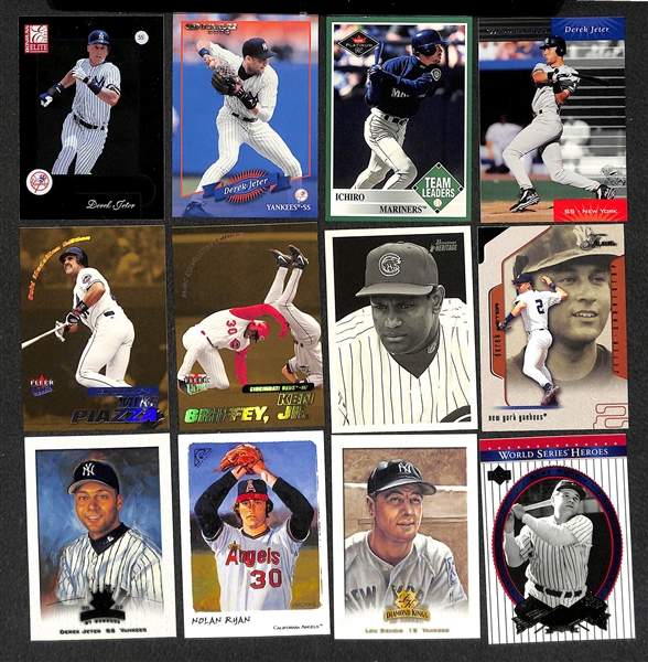 Lot of Over 360 Baseball Cards - Mostly Stars & Inserts from 1990 through 2005 - w. Mantle