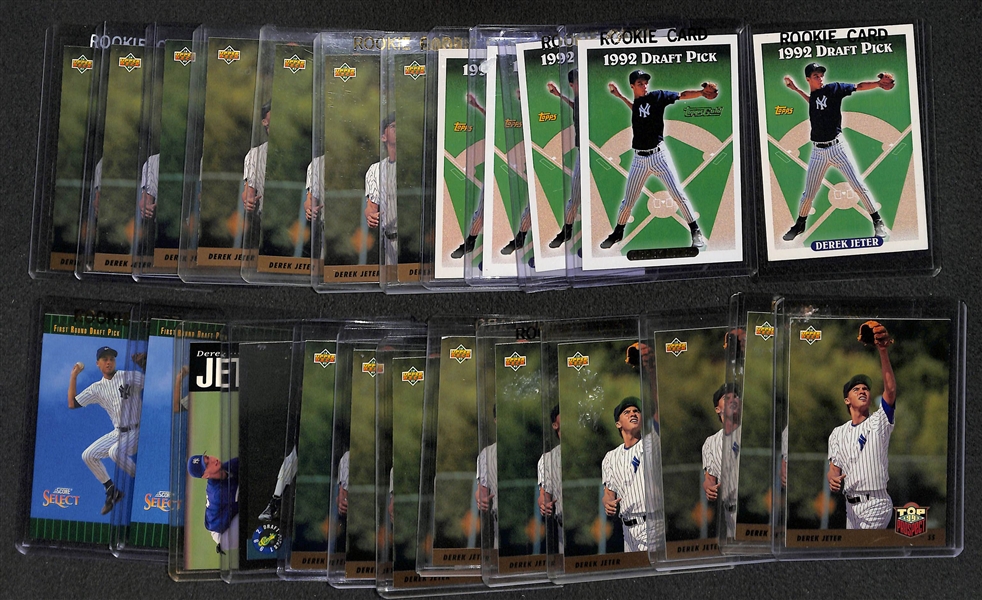 Derek Jeter Rookie Card Lot