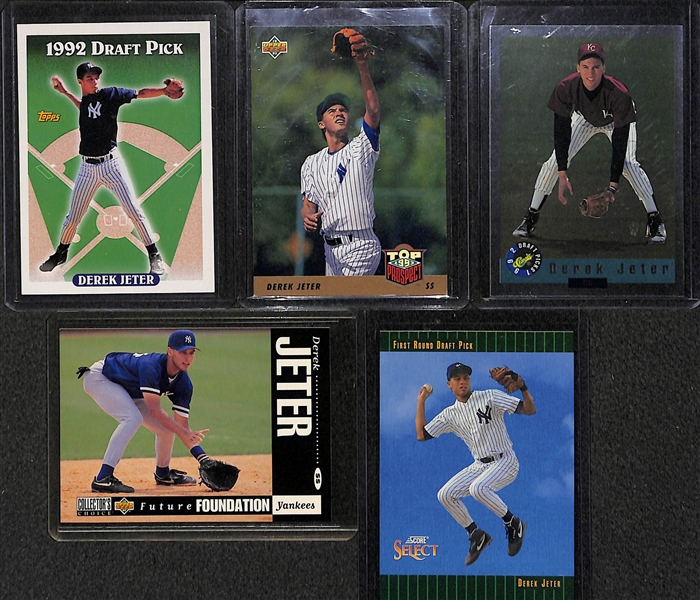 Derek Jeter Rookie Card Lot