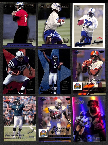 Lot of 400+ Football Rookie Cards - Mostly from 1998 to 2005 - w. Peyton Manning