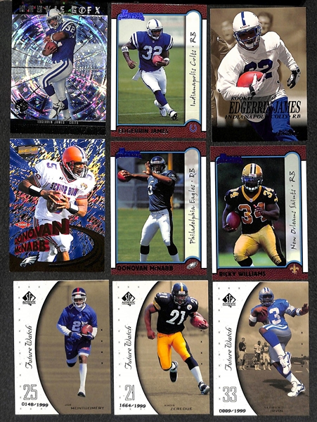 Lot of 400+ Football Rookie Cards - Mostly from 1998 to 2005 - w. Peyton Manning
