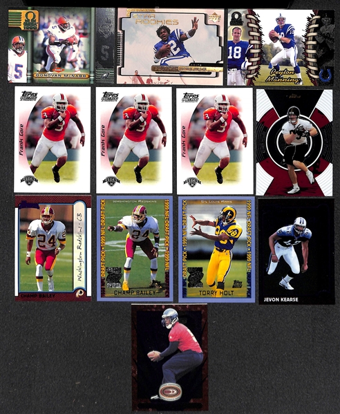 Lot of 400+ Football Rookie Cards - Mostly from 1998 to 2005 - w. Peyton Manning