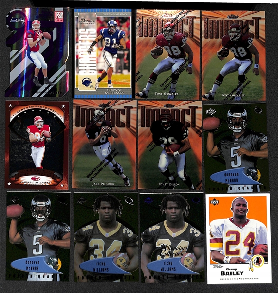 Lot of 400+ Football Rookie Cards - Mostly from 1999 to 2000 - w. Peyton Manning