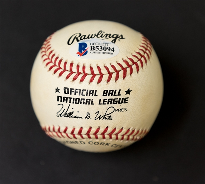 Lou Brock and Duke Snider Signed Baseballs (w/ Beckett COAs)