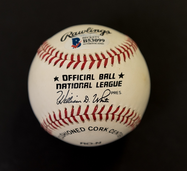 Lou Brock and Duke Snider Signed Baseballs (w/ Beckett COAs)