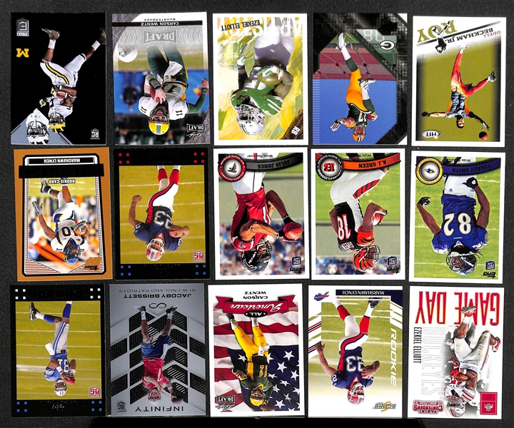 Lot of 350+ Football Rookie Cards - Most from the Past 25 Years - w. Ezekiel Elliot