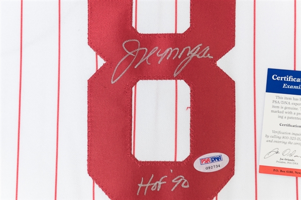 Joe Morgan Signed Reds Throwback Jersey - PSA COA