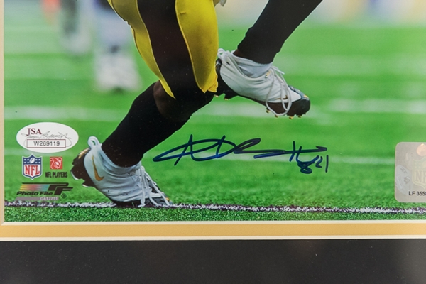 Antonio Brown Signed & Framed Photo Display - JSA