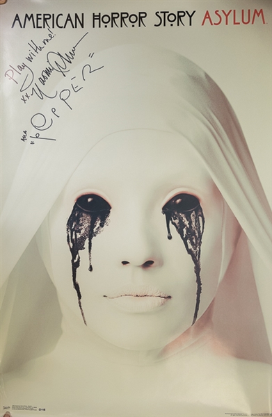 Lot of 2 American Horror Story Signed Full Size Posters