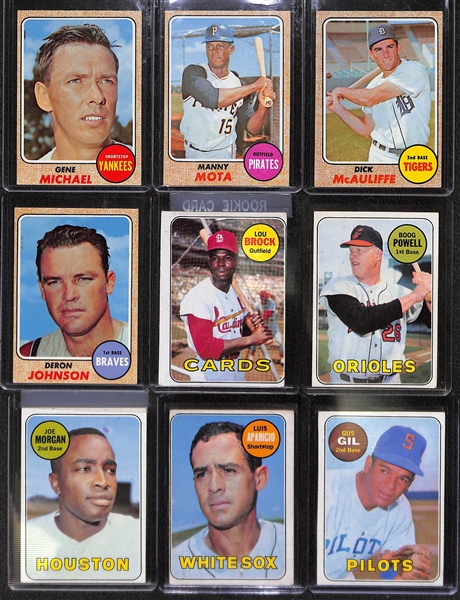 Lot of 225+ 1968-1970 Topps Baseball Cards w. 1968 Tom Seaver
