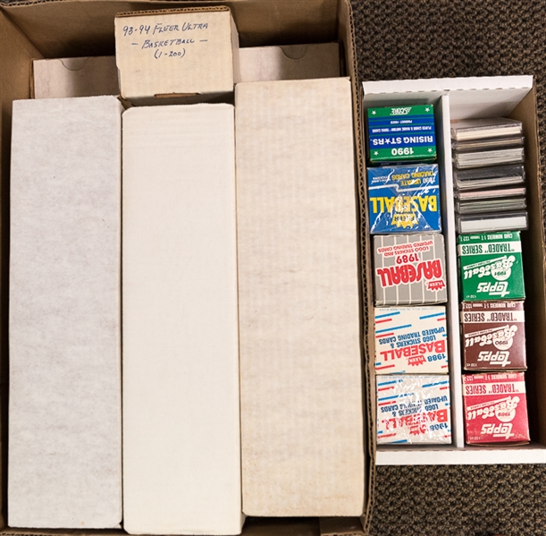 Lot of 20 Baseball Sets & Traded Sets from 1988-1991