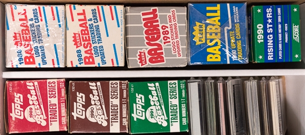 Lot of 20 Baseball Sets & Traded Sets from 1988-1991