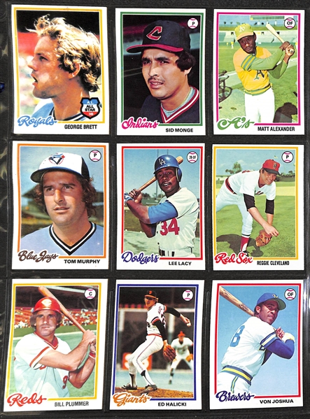 1978 Topps Baseball Complete Set w. Eddie Murray Rookie Card