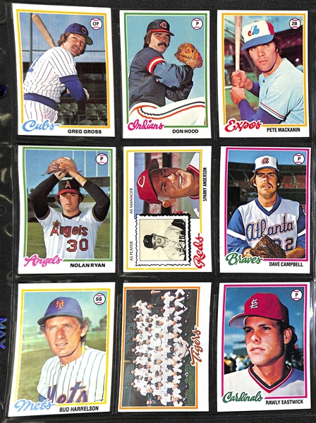 1978 Topps Baseball Complete Set w. Eddie Murray Rookie Card