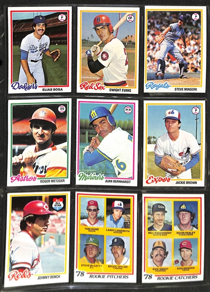 1978 Topps Baseball Complete Set w. Eddie Murray Rookie Card