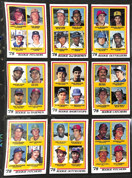 1978 Topps Baseball Complete Set w. Eddie Murray Rookie Card