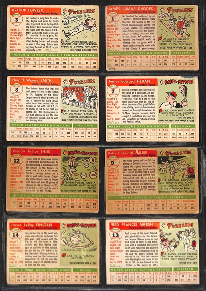 Lot of 96 Different 1955 Baseball Cards w. Ken Boyer Rookie Card