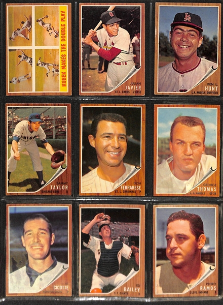 Lot of 207 Topps Cards from 1960-1963 w. 1960 Bill Mazeroski