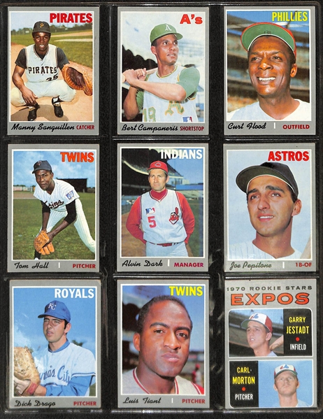 Lot of 600 Topps Cards from 1970 w. Ted Williams
