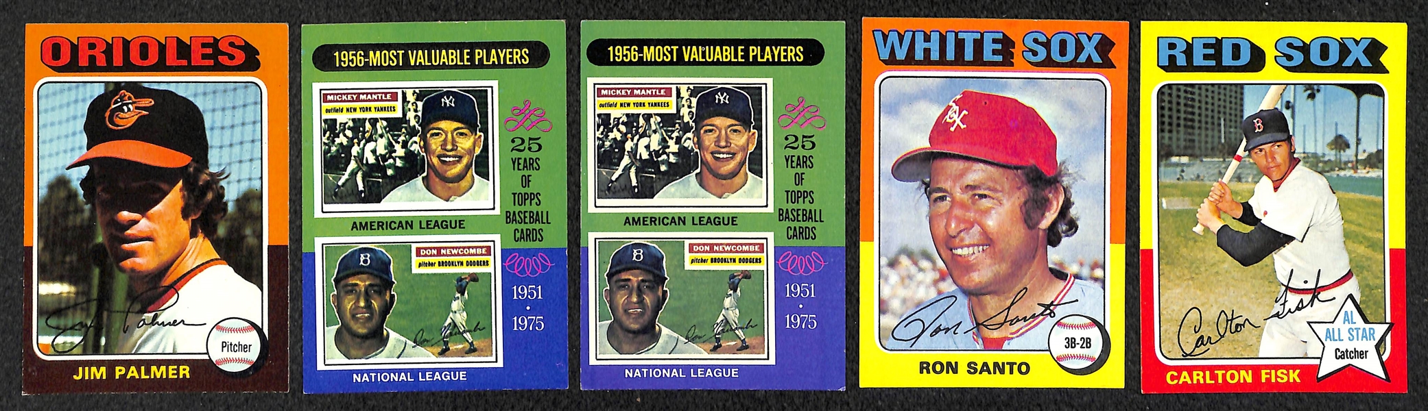 Lot of 2000+ 1975 Topps Baseball Cards w. Hank Aaron