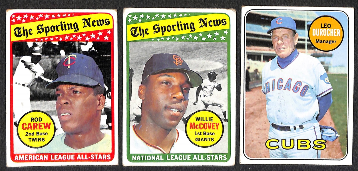 Lot of 550+ 1964-1969 Topps Baseball Cards w. 1969 Lou Brock