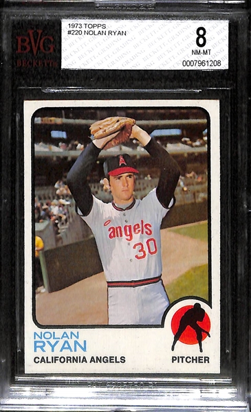 1973 Topps #220 Nolan Ryan BVG 8 (NM-MT)