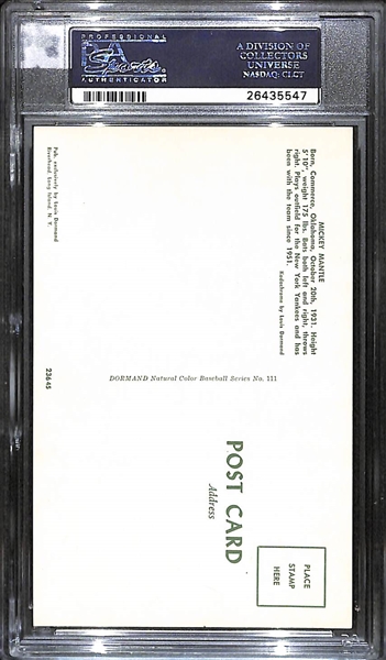 Rare 1953-55 Dormand #111 Mickey Mantle (Batting Stance) PSA 5.5 EX+