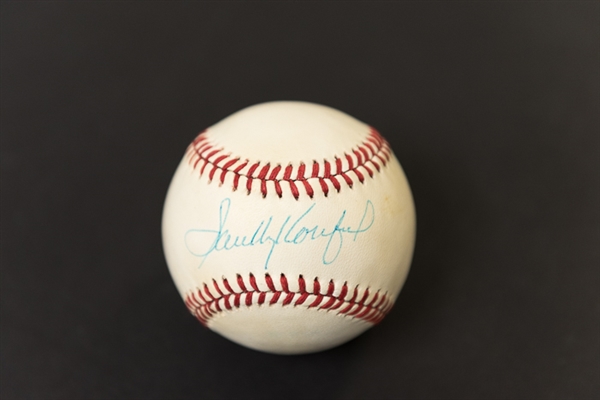 Sandy Koufax Autographed Official National League Baseball (SGC Letter)