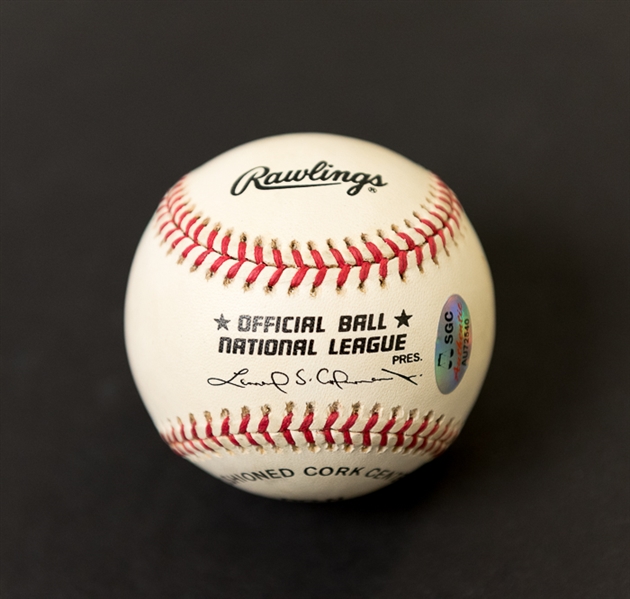 Willie Mays Autographed Official National League Baseball (SGC COA)