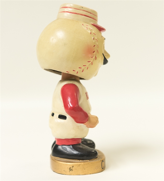 Vintage 1960s Cincinnati Reds Mascot Bobble Head