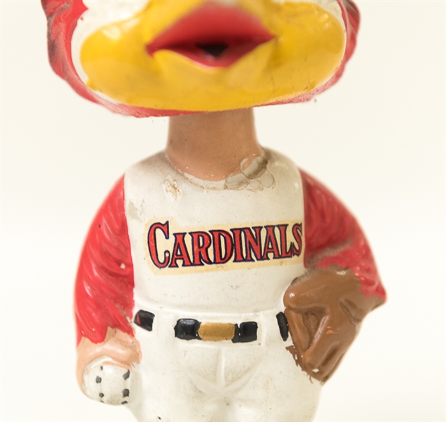 Vintage 1960s St. Louis Cardinals Mascot Bobble Head