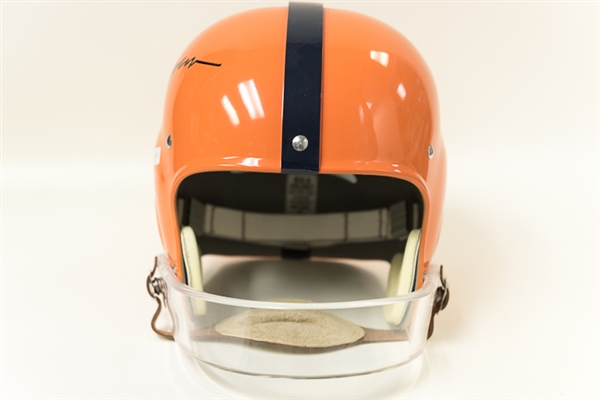 Jim Brown Large Signature on a Full Size Syracuse Football Helmet (JSA)
