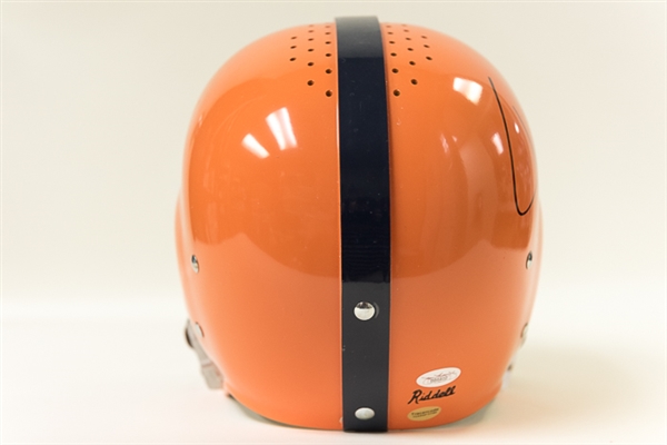 Jim Brown Large Signature on a Full Size Syracuse Football Helmet (JSA)