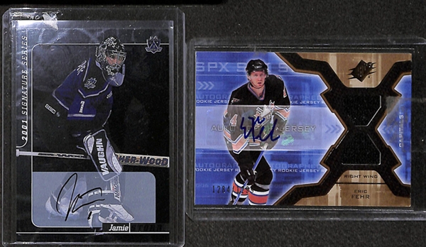 Lot Of 42 Assorted Hockey Autograph Cards