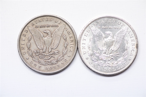 Morgan Silver Dollar Lot - 1890-S, 1890-O, (2) 1900
