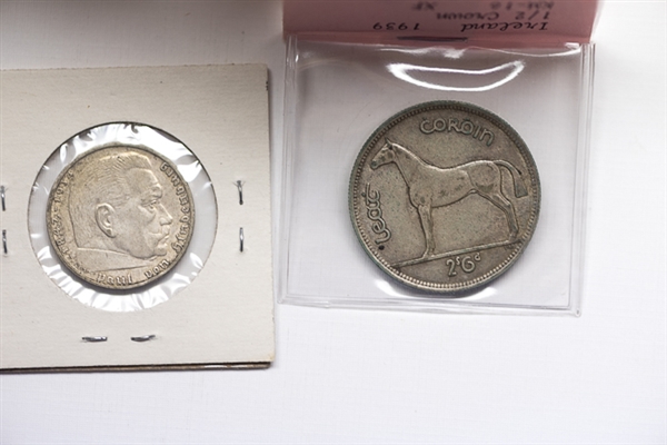 Lot of 5 - World Silver Coins - Approx 2 Oz of Silver