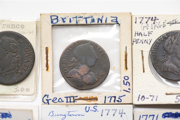 World Copper Assortment from the 18th & 19th Century