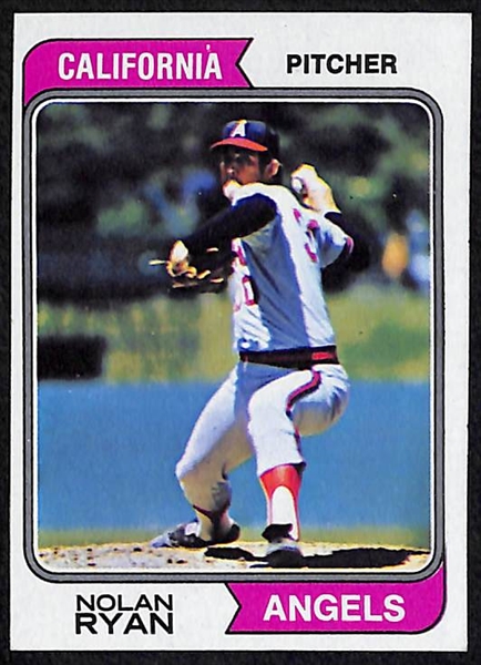 1974 Topps Baseball Card Complete Set (660 cards include Winfield Rookie, Aaron, N. Ryan)