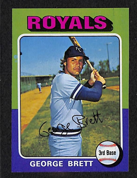 1975 Topps Baseball Card Complete Set (660 cards includes Brett and Yount Rookies)