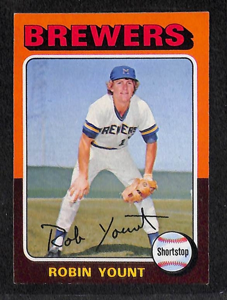 1975 Topps Baseball Card Complete Set (660 cards includes Brett and Yount Rookies)