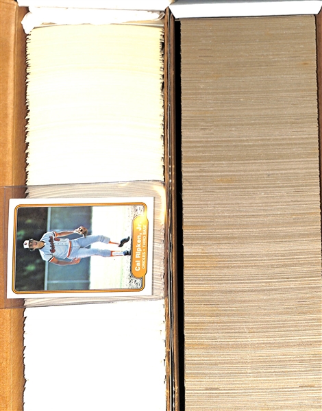1981 Topps & 1982 Fleer Baseball Complete Sets