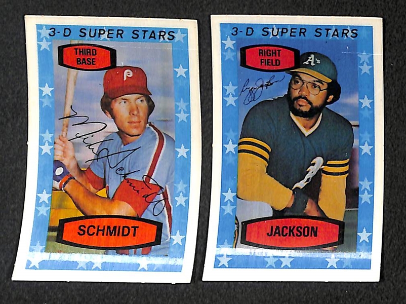 1975 Kellogg's Baseball Complete Set (All 57 Cards inc. Schmidt, Rose, Jackson, Bench)