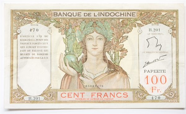 French Colonial Currency Lot