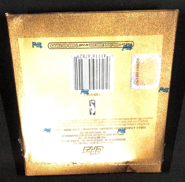 1997-98 Topps Finest Series 2 Basketball Sealed/Unopened Hobby Box (24 packs w/ 6 cards per pack)