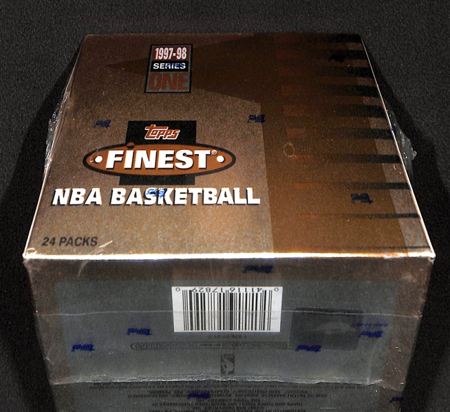 1997-98 Topps Finest Series 2 Basketball Sealed/Unopened Hobby Box (24 packs w/ 6 cards per pack)