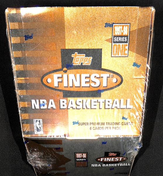 1997-98 Topps Finest Series 2 Basketball Sealed/Unopened Hobby Box (24 packs w/ 6 cards per pack)