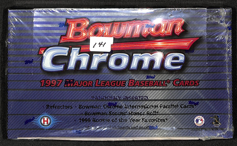 1997 Bowman Chrome Baseball Sealed/Unopened Hobby Box (24 packs w/ 4 cards per pack)