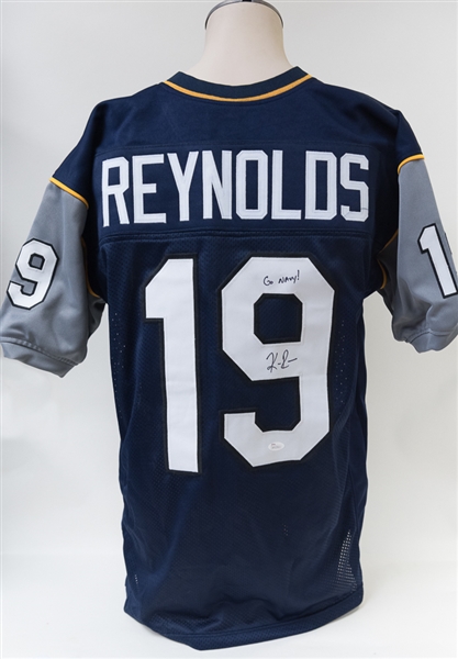 Kennan Reynolds Signed Navy Midshipmen Style Jersey (JSA COA)