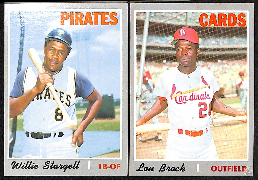 Lot of (63) Assorted 1970s Topps Baseball Star & Rookie Cards - Many in Pack Fresh Condition